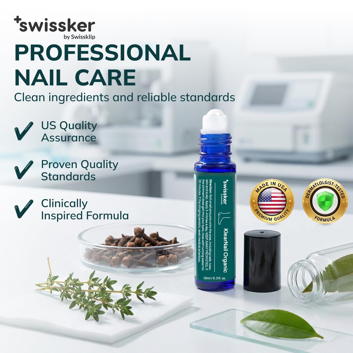 Swissklip KlearNail Toenail Stick | Medi-Care for Healthy Nails | Made in USA