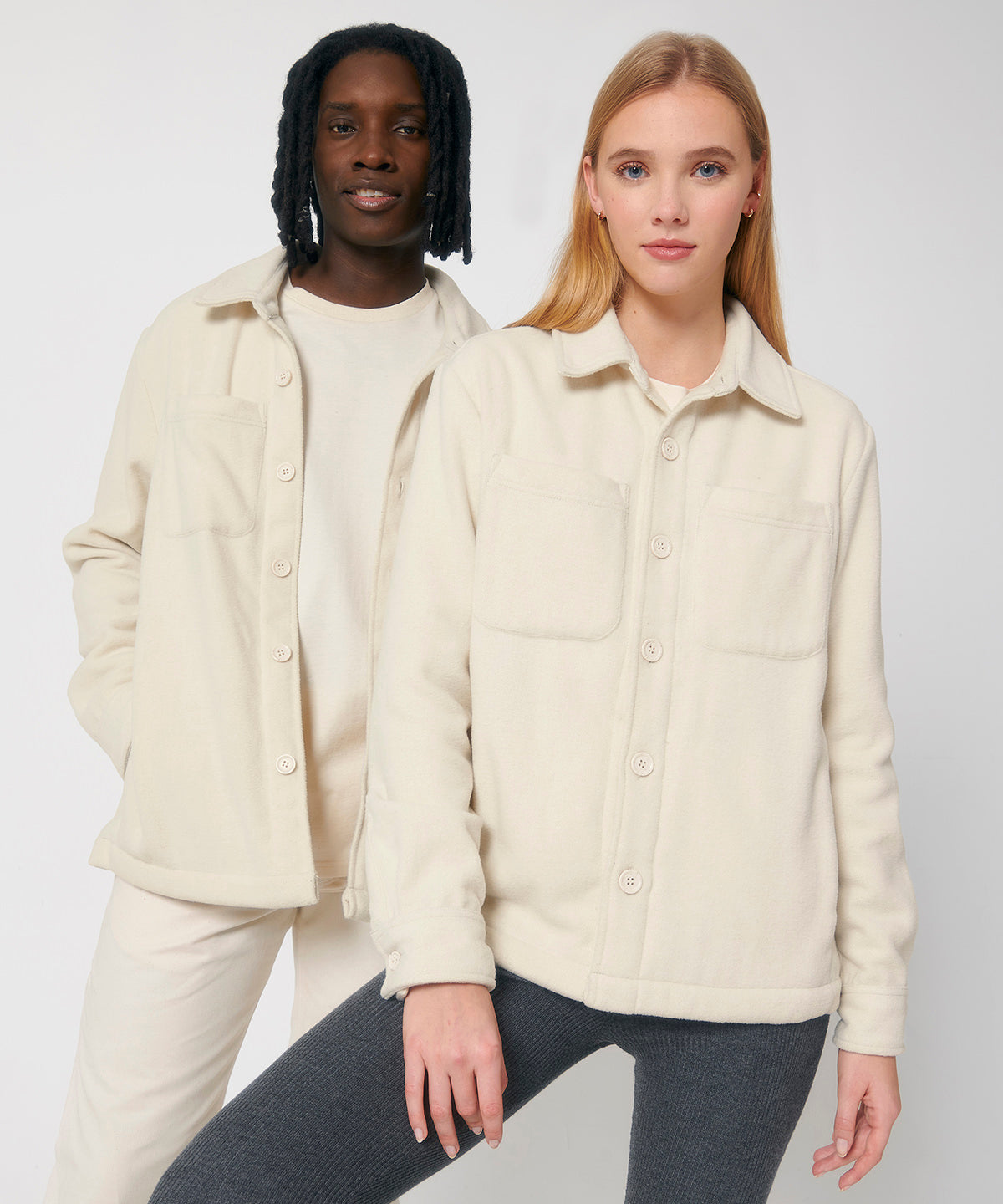 Recycled Overshirt Jacket: Unisex