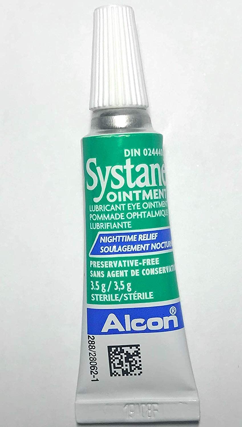 Systane Lub Eye Nightime Ointment 3.5g (2 Pack) - 0.12 oz | Ophthalmic Nighttime Ointment