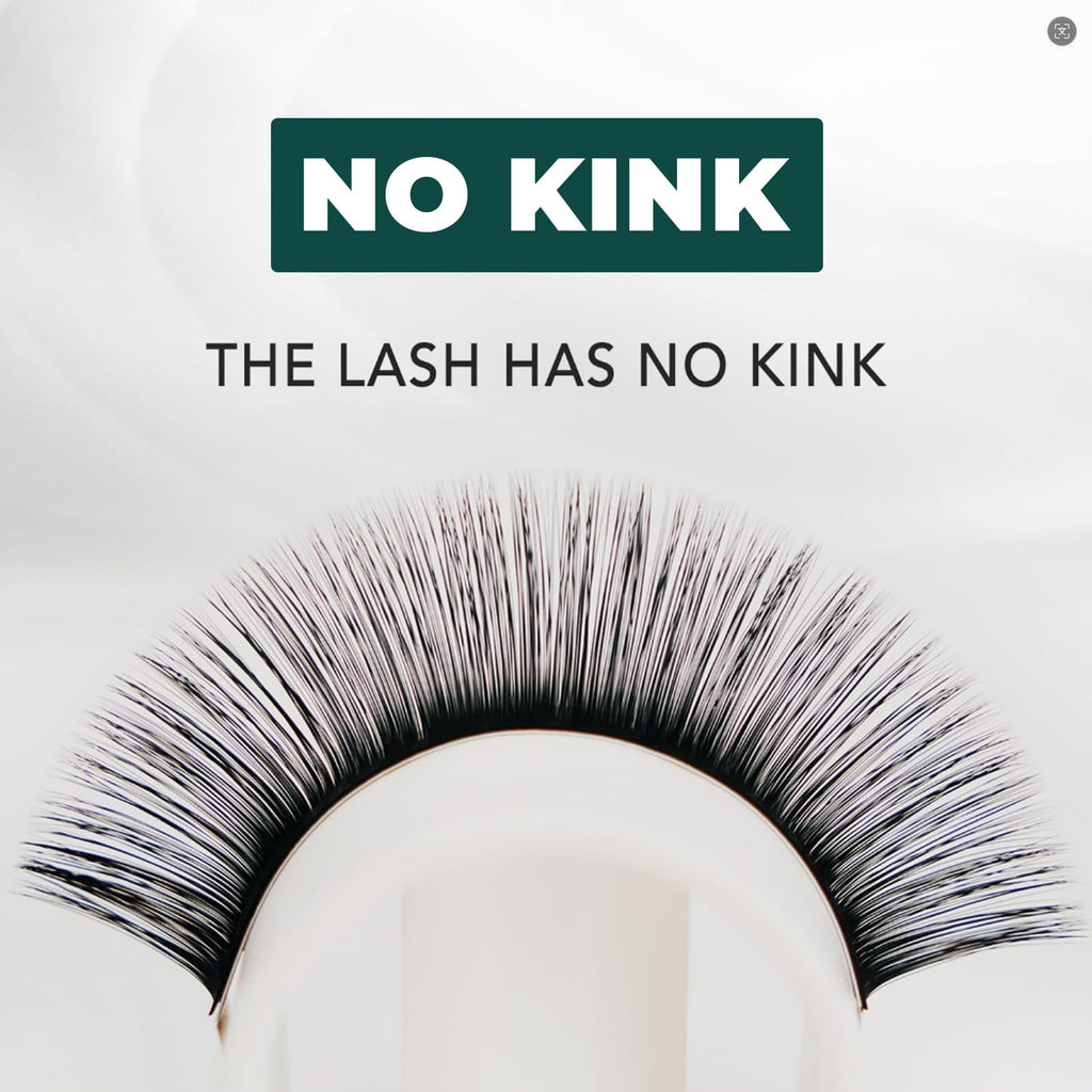 TAFFEAY Cashmere Lash Extensions – Classic & Volume, 0.03–0.15mm, C/CC/D/B/J Curl, 8–20mm, 16-Row Tray, Matte Black (0.07D13mm)