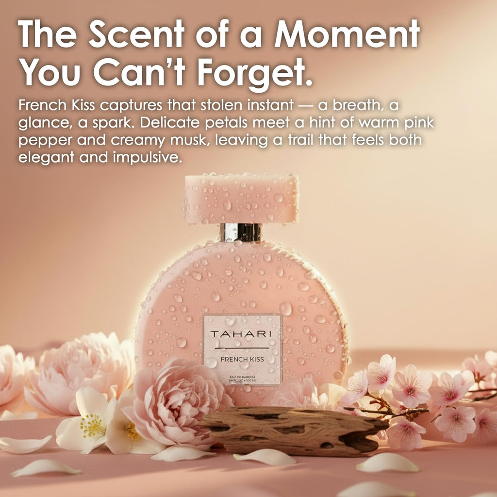 TAHARI French Kiss Eau de Parfum for Women – Long-Lasting & Sweet (100 mL)