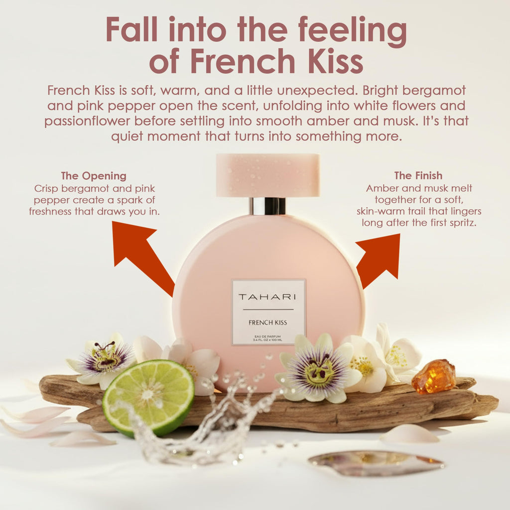 TAHARI French Kiss Eau de Parfum for Women – Long-Lasting & Sweet (100 mL)