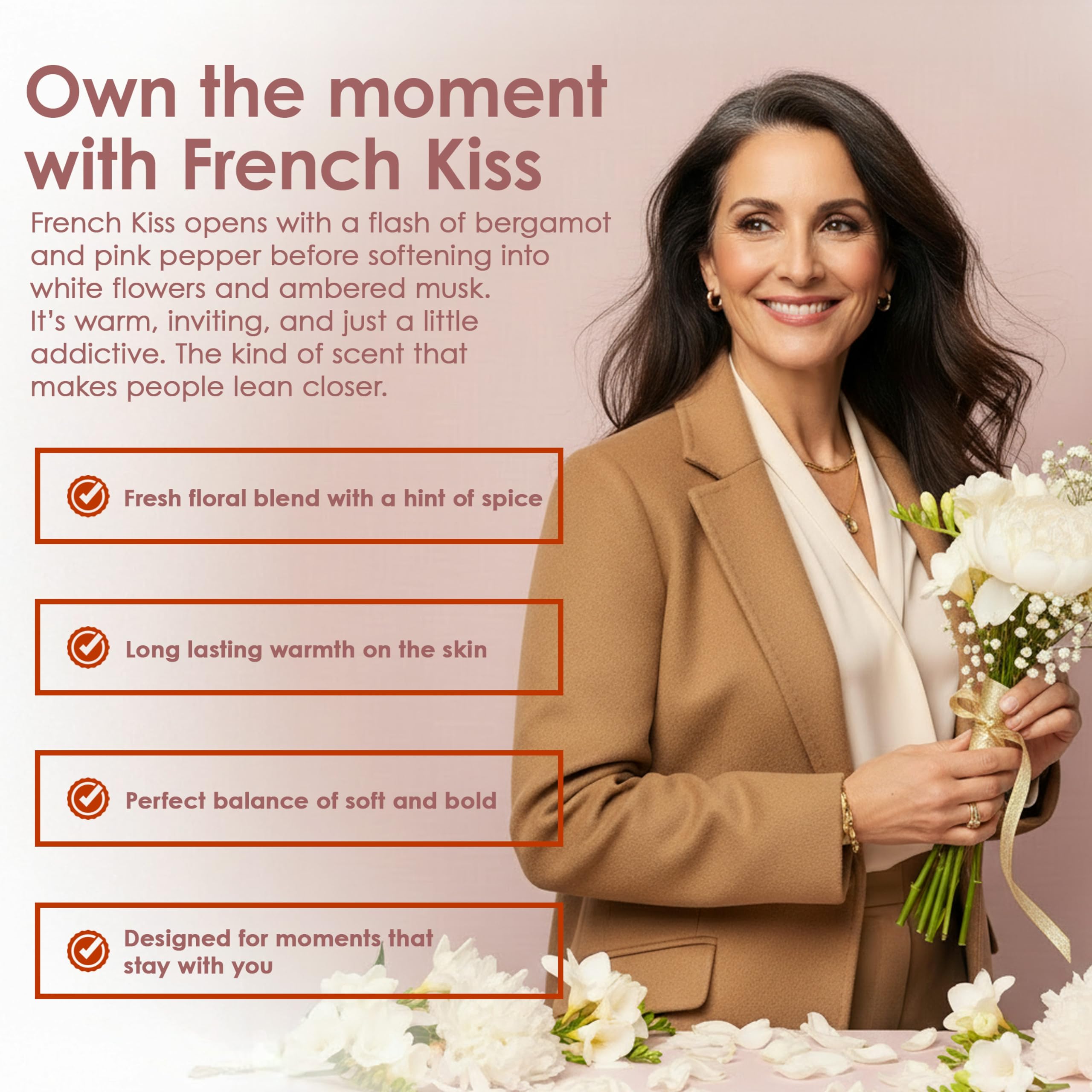 TAHARI French Kiss Eau de Parfum for Women – Long-Lasting & Sweet (100 mL)