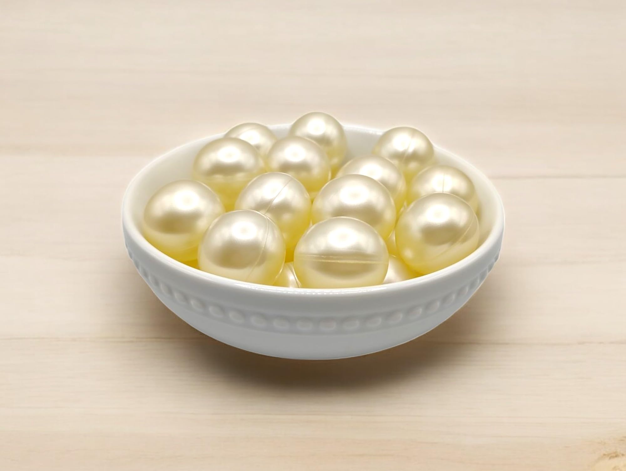TALAZU Vanilla Spice Aromatherapy Bath Pearls with Coconut Oil – Moisturizing Bath Beads (25 Count)