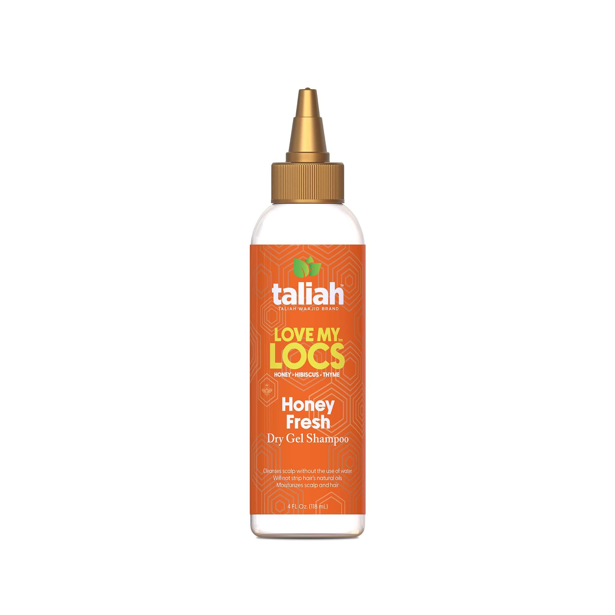 Taliah Waajid Love My Locs Honey Fresh Dry Gel Shampoo 4oz | No-Rinse Scalp Cleanser