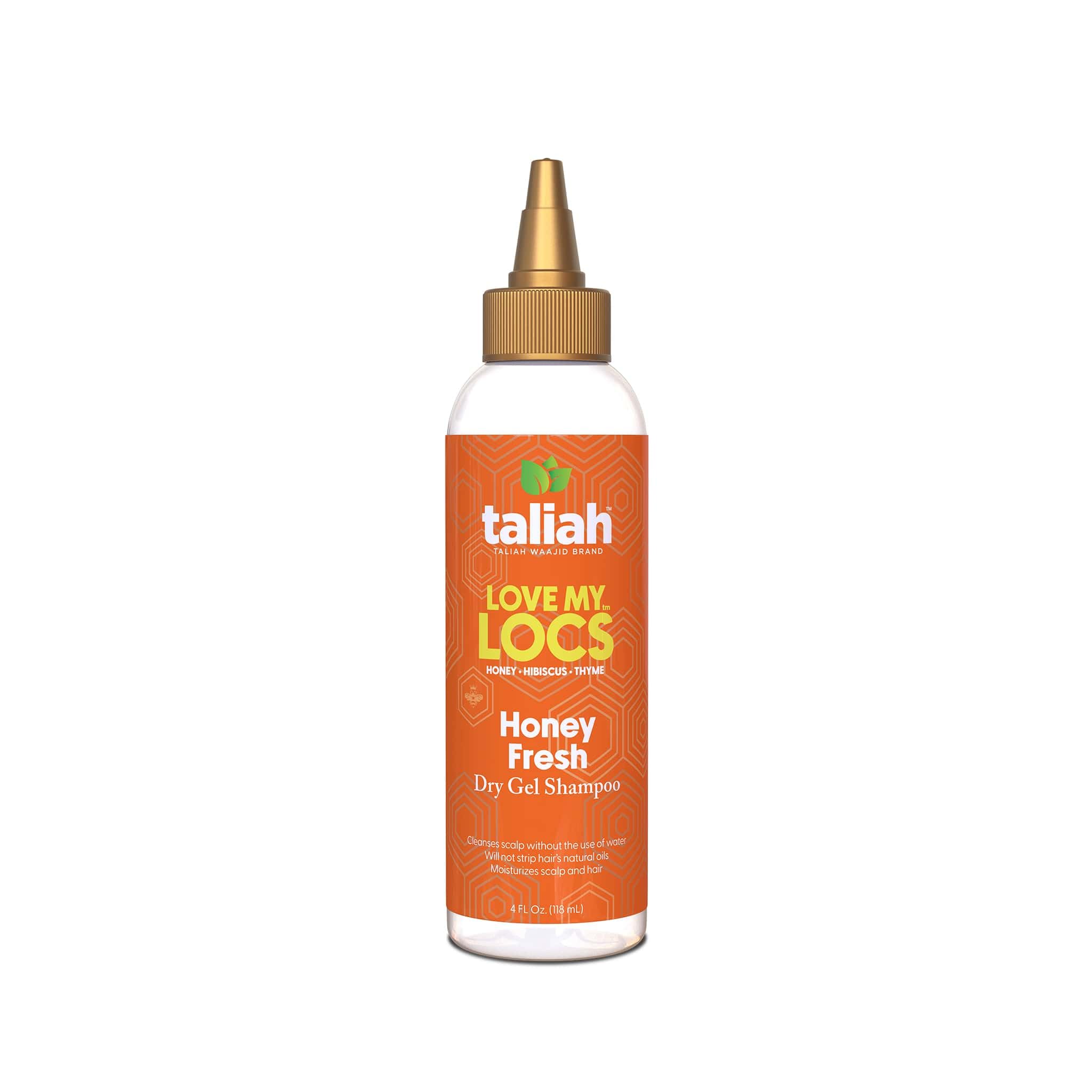 Taliah Waajid Love My Locs Honey Fresh Dry Gel Shampoo 4oz | No-Rinse Scalp Cleanser
