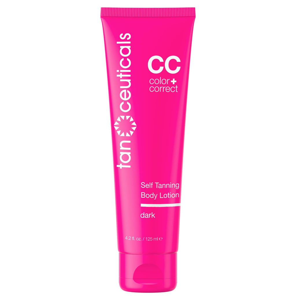 Tanceuticals Self Tanner Dark – Natural-Looking, Long-Lasting Body Tan | Fresh Coconut Scent