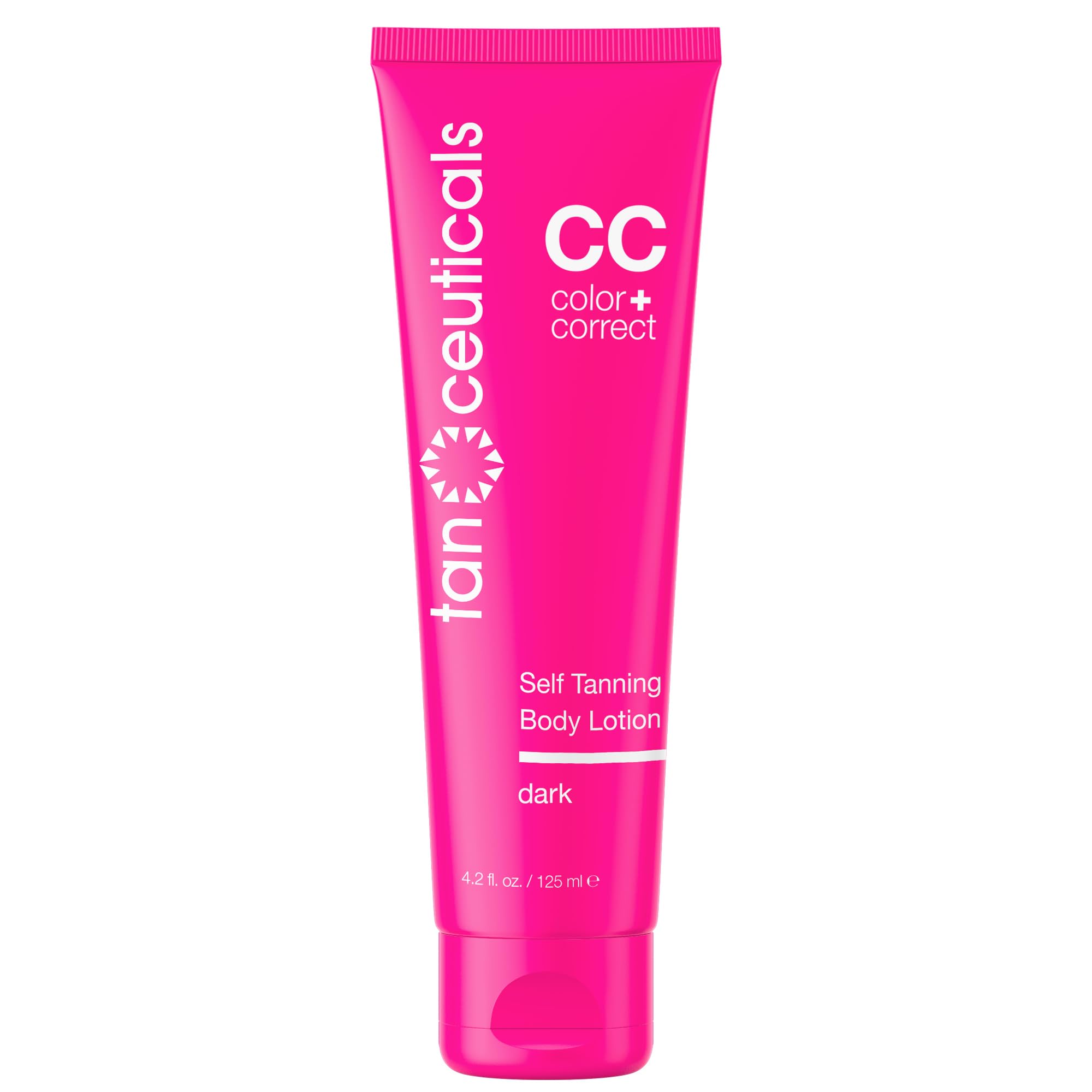 Tanceuticals Self Tanner Dark – Natural-Looking, Long-Lasting Body Tan | Fresh Coconut Scent