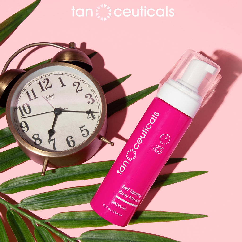 Tanceuticals Express Self Tanning Body Mousse – Fast Acting, Natural-Looking Tan, Vegan & Cruelty-Free