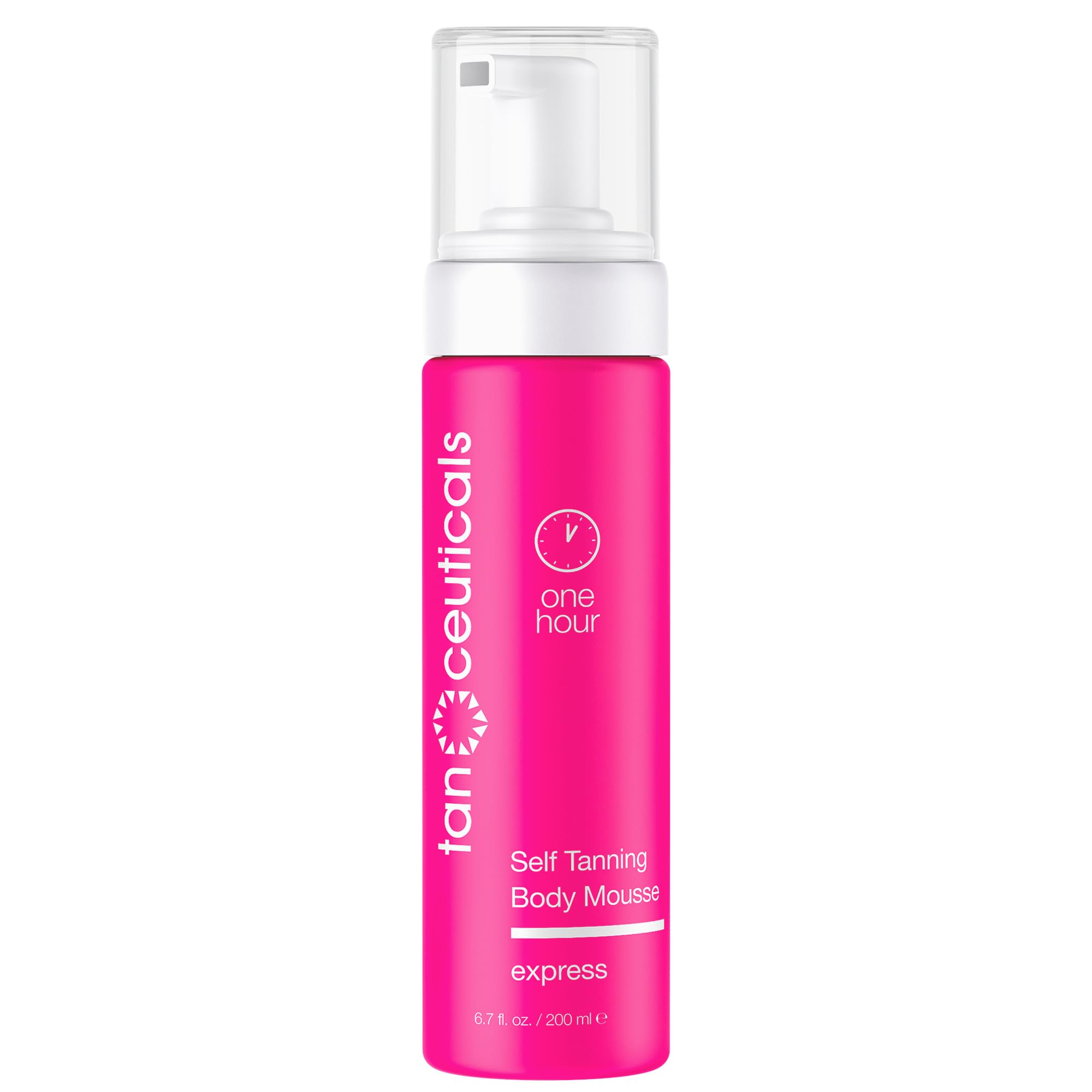 Tanceuticals Express Self Tanning Body Mousse – Fast Acting, Natural-Looking Tan, Vegan & Cruelty-Free