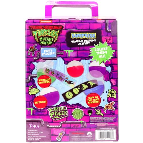 TMNT Surprise Vending Machine Activity by Tara Toys — 25-Piece Kids Toy Set, Ages 3+