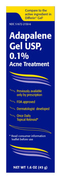 TARO Adapalene 0.1% USP Gel – Prescription-Strength for Sensitive Skin