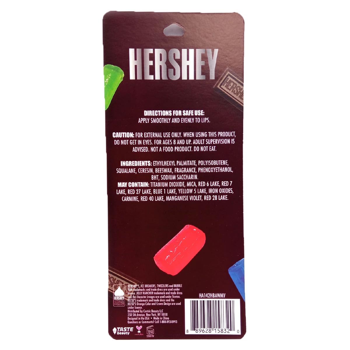 Taste Beauty Hershey 8-Pack Flavored Lip Balm – Variety Pack