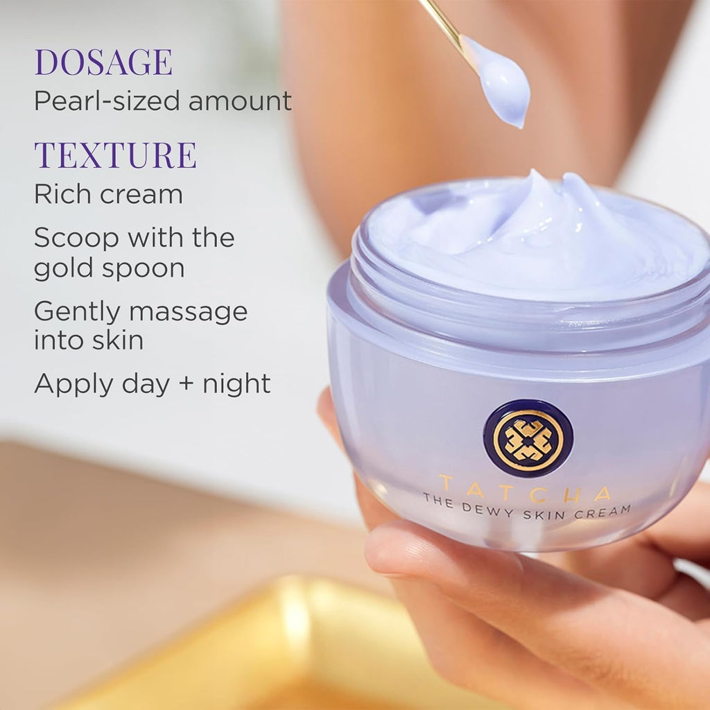 TATCHA The Dewy Skin Cream Jumbo | Rich, Plumping Moisturizer for Dry Skin
