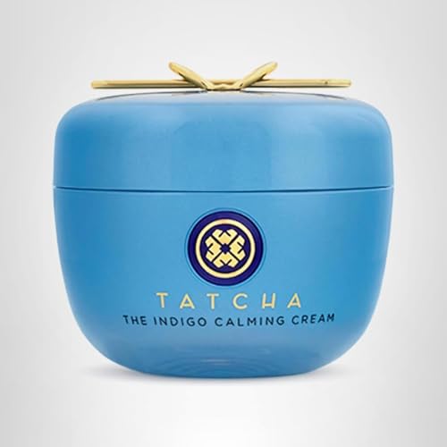 TATCHA Indigo Calming Cream | Fragrance-Free Face Moisturizer for Redness & Hydration | 50ml