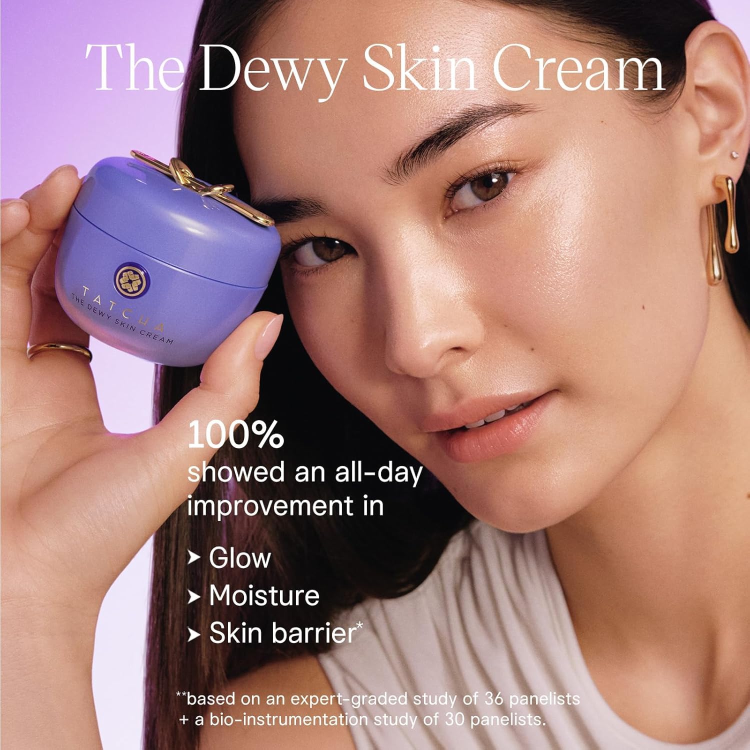 TATCHA AM + PM Moisture Duo — Dewy Skin Cream & Indigo Overnight Repair Serum ($164 Value)