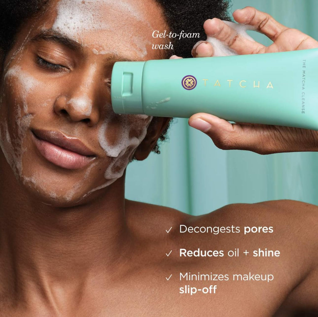 TATCHA The Matcha Cleanse | Daily Gel Cleanser for Pore Decongestion & Oil Balance | 5 oz