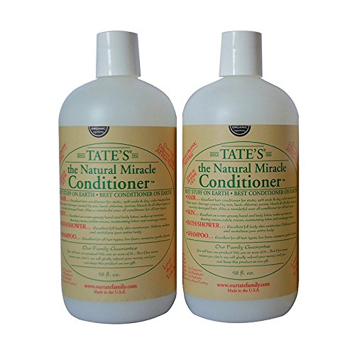 Tate's Natural Miracle Conditioner 18oz – Pack of 2 | Hair & Body Care