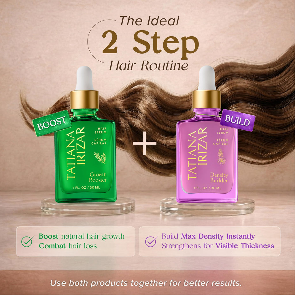 Tatiana Irizar Density Builder Hair Thickening Serum – 3 Pack, USA Made 30ml