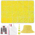 Tatiwoo 20000Pcs Yellow Flatback Jelly Resin Rhinestones – Mixed Sizes for Crafting & DIY Projects