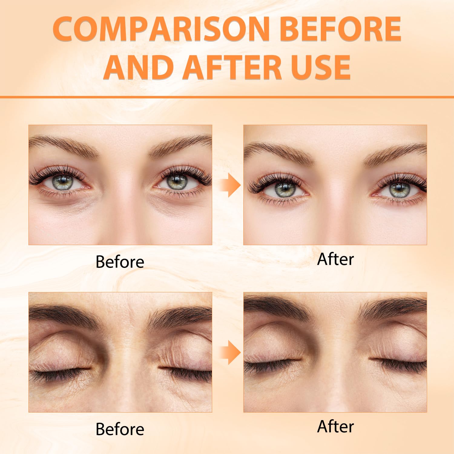 Tbexem Revive Glow Vitamin C Eye Balm – Hydrating Eye Cream (2PCS)