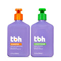 TBH Kids & Teen Shampoo and Conditioner Set – Sulfate & Paraben Free, Lightweight Hydrating Hair Care, 2 x 12 oz