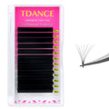TDANCE Cashmere Easy Fan Lash Extensions – 0.05mm D Curl 15mm Mega Volume