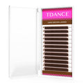 TDANCE Dark Brown Lash Extensions 0.03/0.05/0.07mm | C/D Curl, 8–15mm, Premium Salon-Use