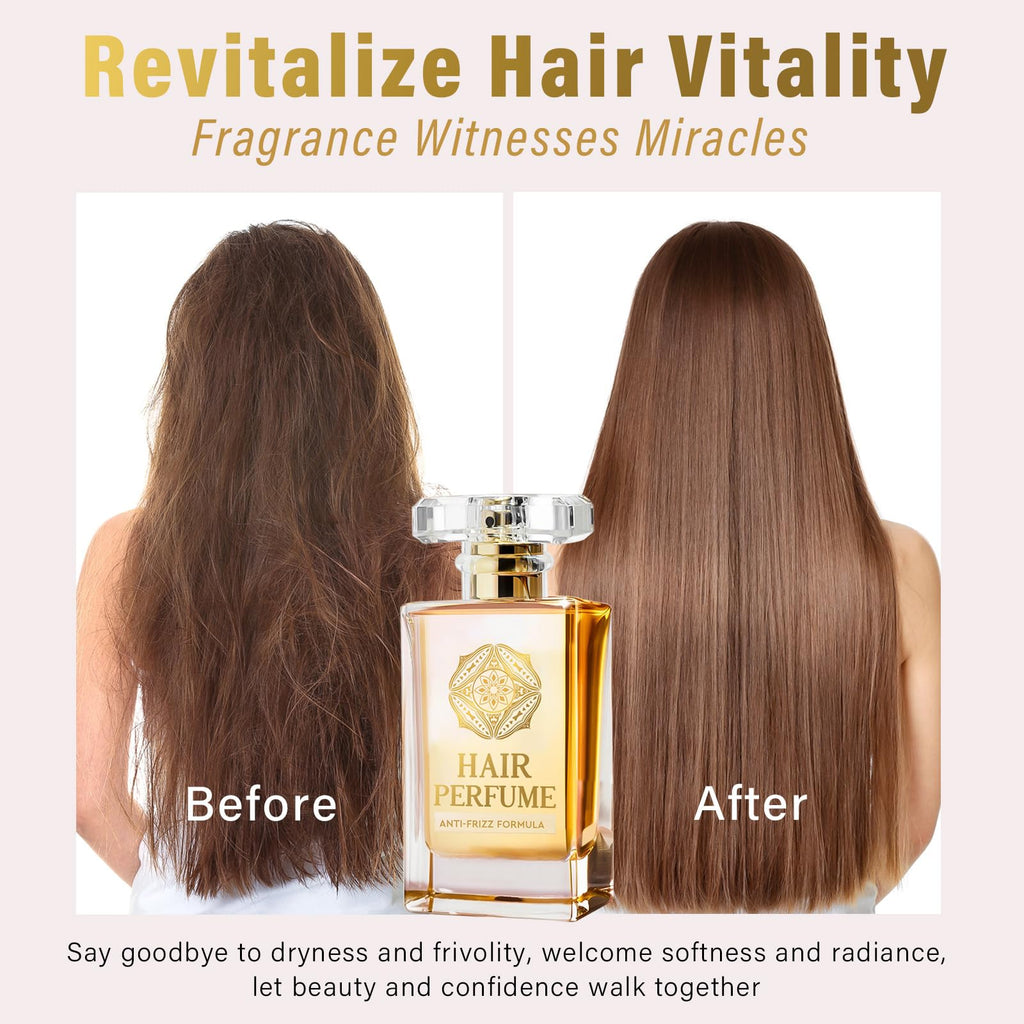 TDZLDM Hair Perfume – Natural Scented Leave-In Conditioning Spray for Dry & Frizzy Hair