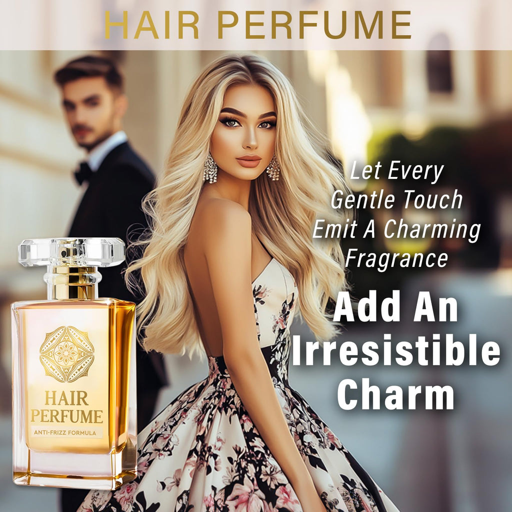 TDZLDM Hair Perfume – Natural Scented Leave-In Conditioning Spray for Dry & Frizzy Hair