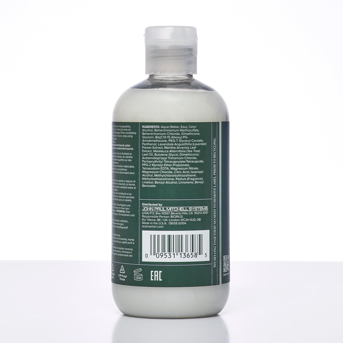 Tea Tree Lavender Mint Moisturizing Conditioner – Hydrates & Soothes Coarse, Dry Hair (33.8 oz)
