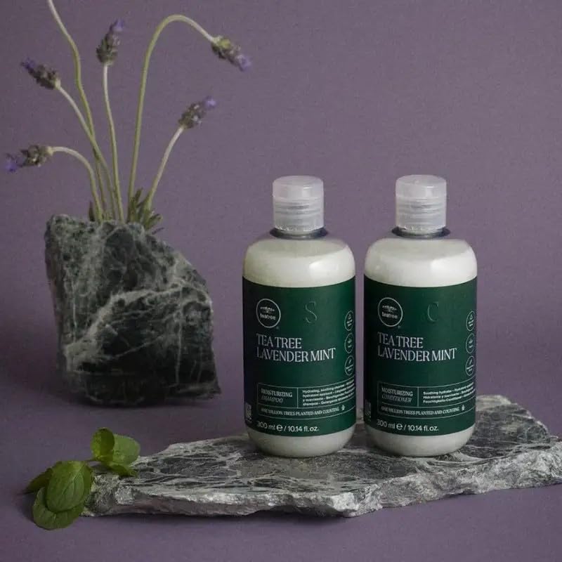 Tea Tree Lavender Mint Moisturizing Conditioner – Hydrates & Soothes Coarse, Dry Hair (33.8 oz)
