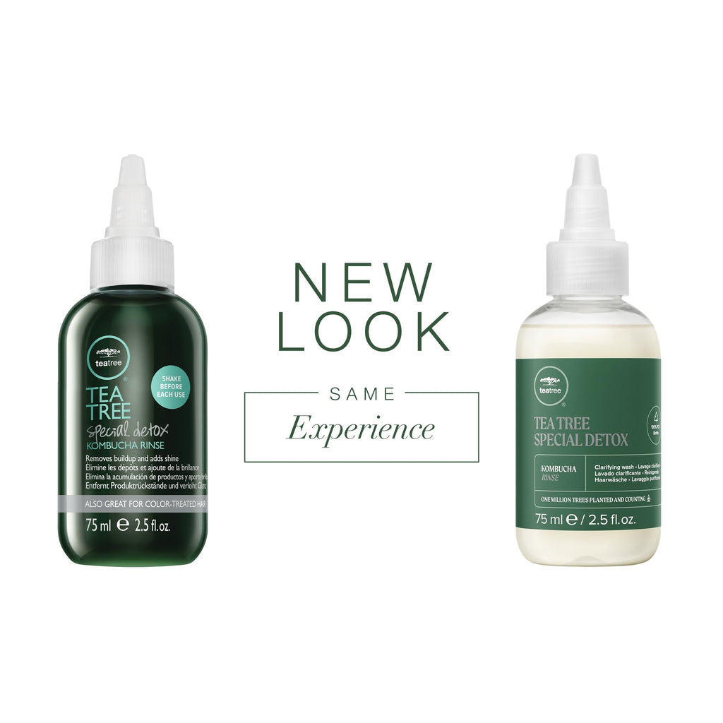 Tea Tree Special Detox Kombucha Rinse – Clarifying Hair & Scalp for All Hair Types (2.5 fl oz)