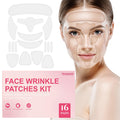 TEAWOO 16 PCS Reusable Face Wrinkle Patches Kit – Overnight Patches for Forehead and Eye Areas