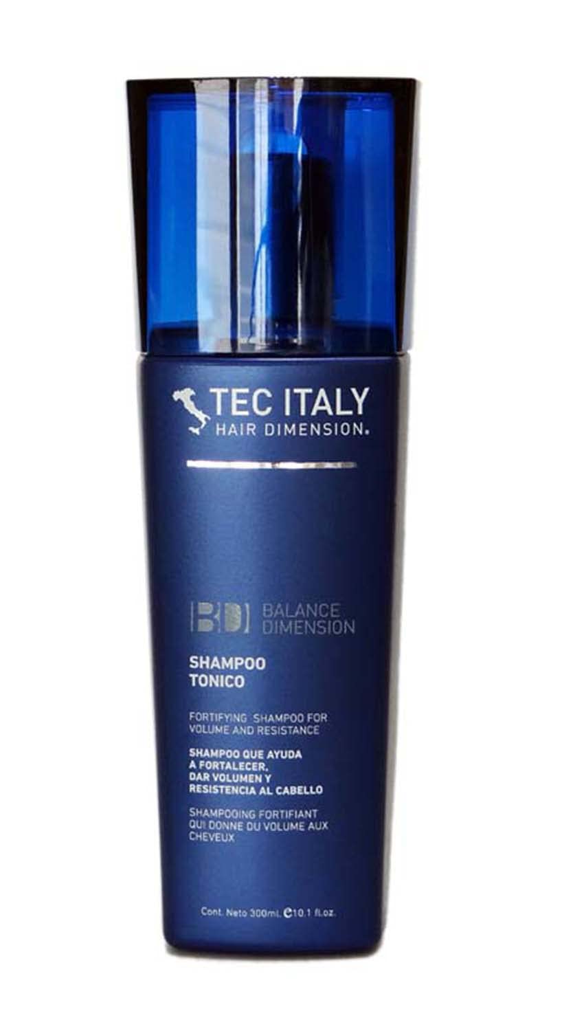 Tec Italy Hair Fortifying Shampoo Tonico for Volume & Resistance (Pack of 3)