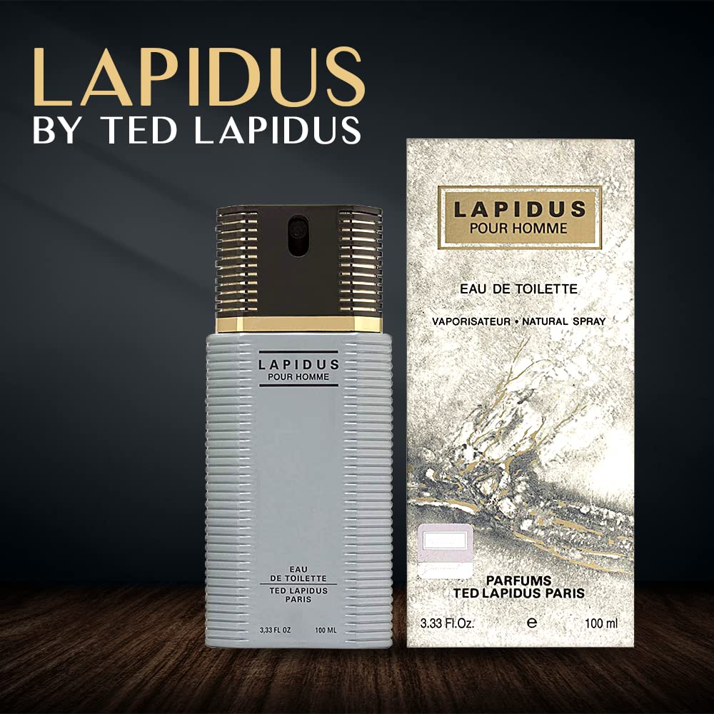 Lapidus by Ted Lapidus for Men - Eau de Toilette Spray 3.3 oz (Pack of 3)