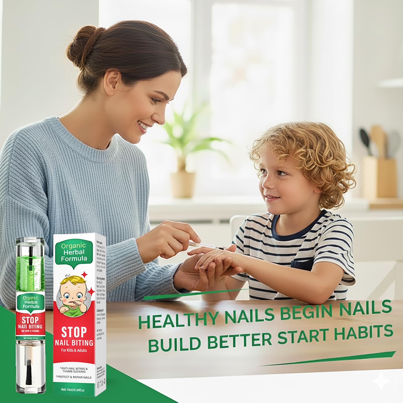 TEELAMP Nail Biting Treatment for Kids – 2 Pack Safe Bitter-Taste Deterrent
