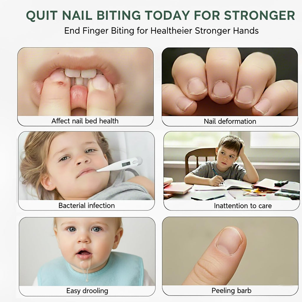 TEELAMP Nail Biting Treatment for Kids – 10 ml Bitter Deterrent, Dual Day & Night Care