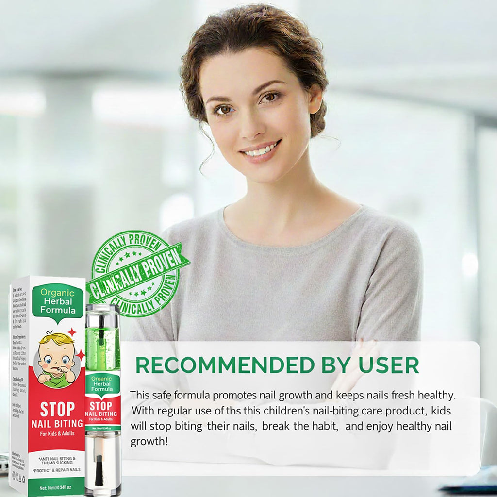 TEELAMP Nail Biting Treatment for Kids – 10 ml Bitter Deterrent, Dual Day & Night Care