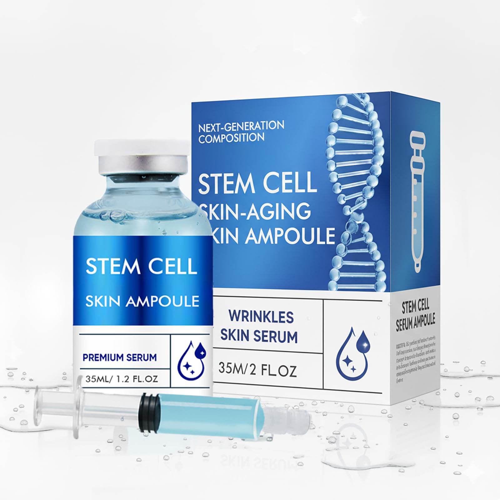 TEELAMP Stem Cell Serum for Face – Advanced Microneedling Hydration (35 ml)