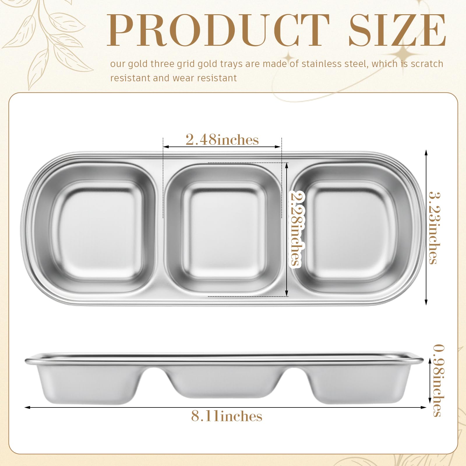 Teenyyou 4-Pcs Esthetician Bowls Set – Stainless Steel Face Mask Tray for Spa