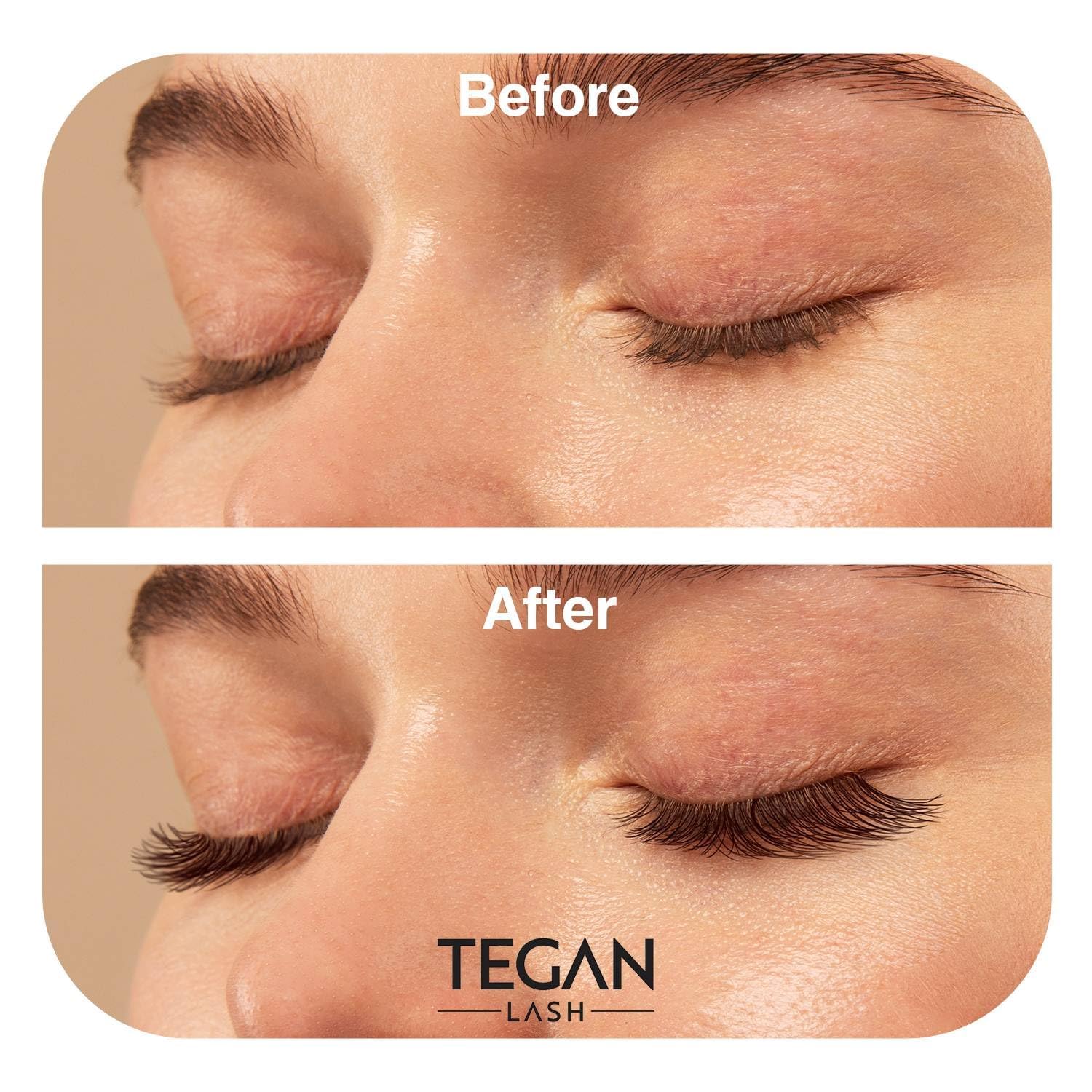TEGAN LASH 500 Promade Fans Eyelash Extensions — Handmade 3D-16D, 0.03–0.07 Thick, C/CC/D Curl, 9–15mm