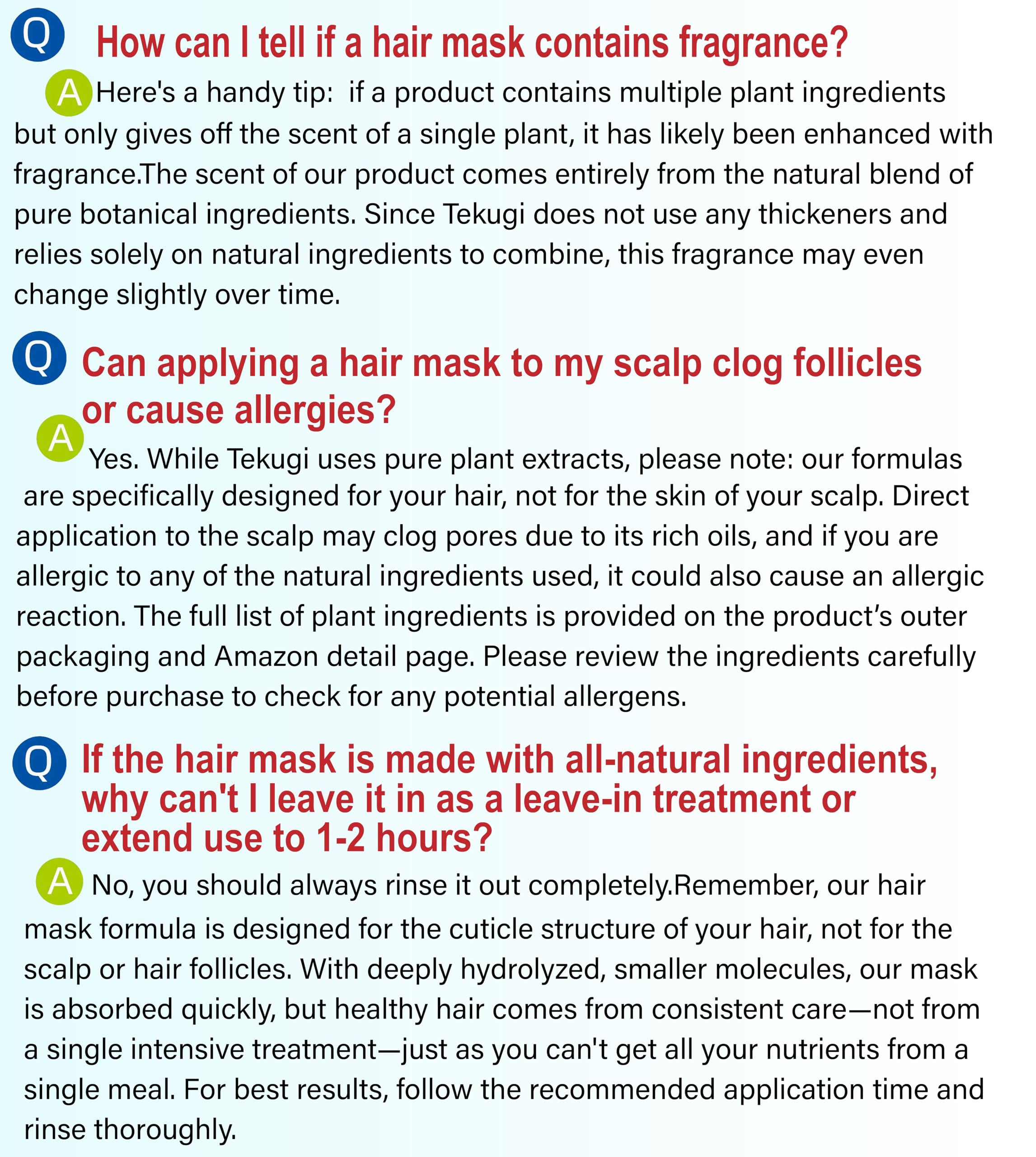 Tekugi Hydrolyzed Keratin Hair Mask – Silicone-Free Repair & Moisture for Color-Treated & Damaged Hair (16.9 oz)