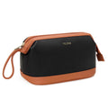 Telena Makeup Bag Large Capacity Travel Cosmetic Bag – Water-Resistant PU Leather, Portable Organizer