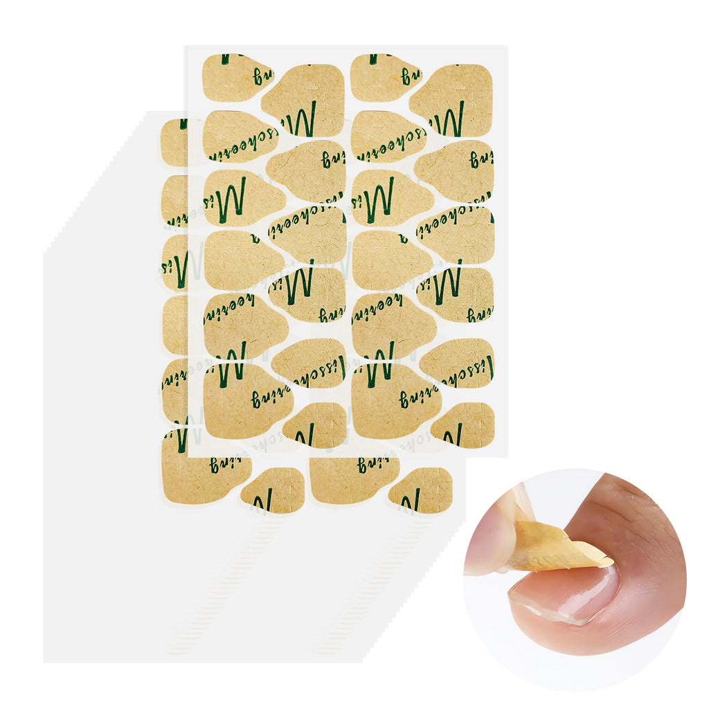 TENOC Press-On Nails Sticky Tabs — 720 Pieces, 30 Sheets, Waterproof Gel Glue