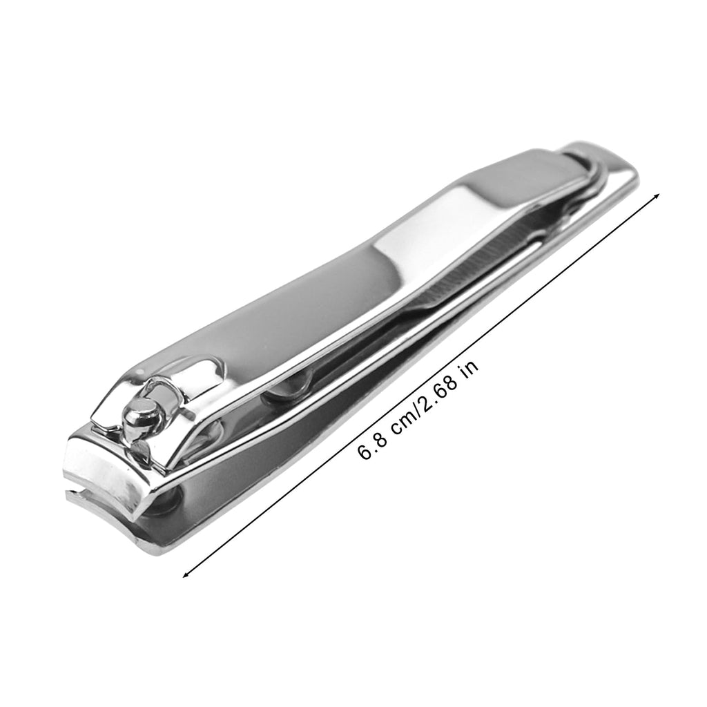 Terdey Stainless Steel Nail Clippers Bulk Pack – Individually Wrapped Fingernail & Toenail Cutters (Set of 100)