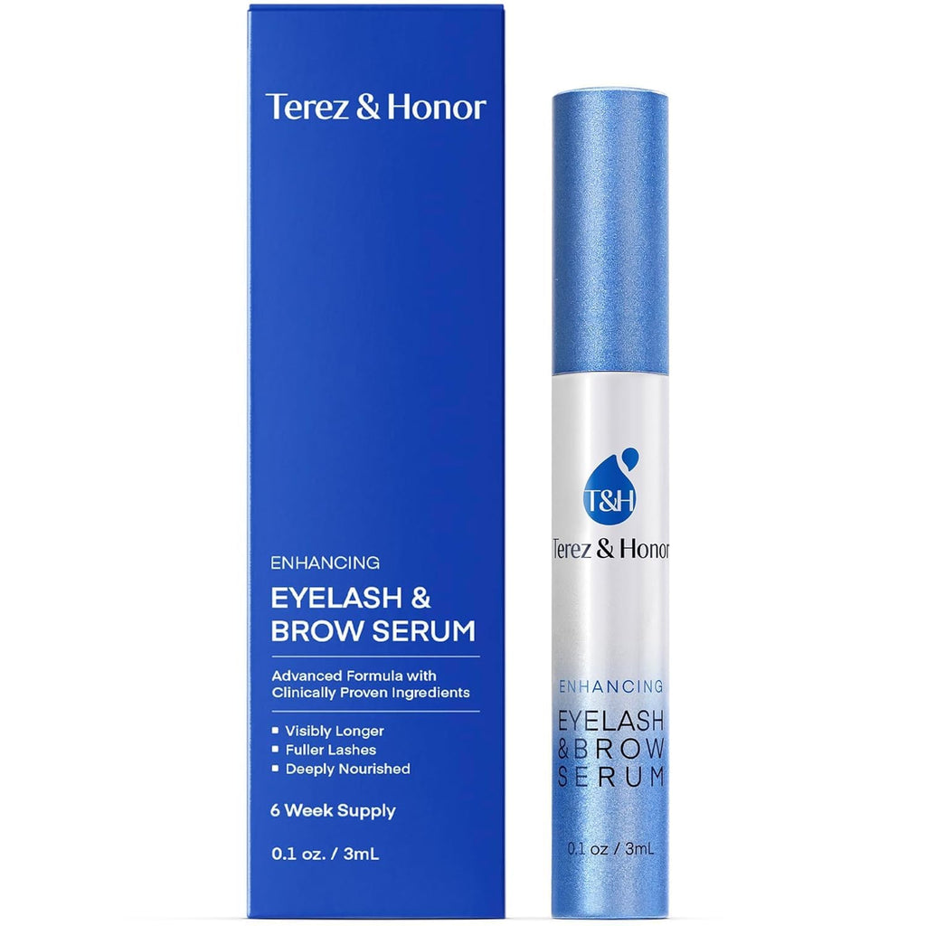 TEREZ & HONOR Advanced Eyelash & Brow Serum – Thicker, Longer Lashes & Brows (3mL)