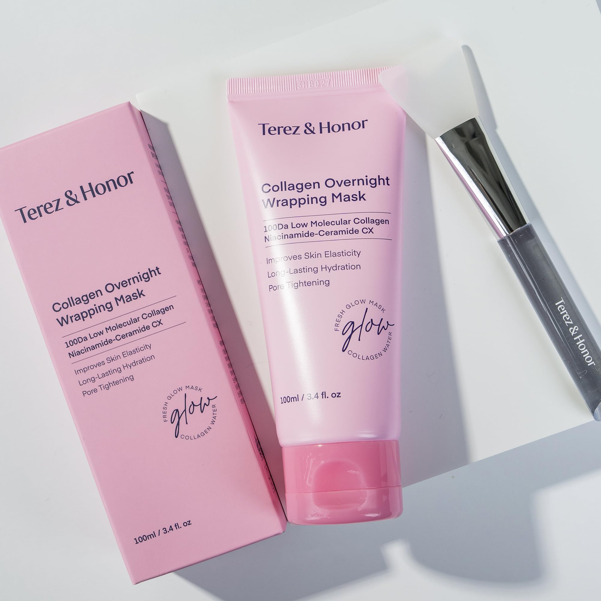 TEREZ & HONOR Collagen Night Wrap Mask – Elasticity, Hydration & Glow (100Da Collagen)