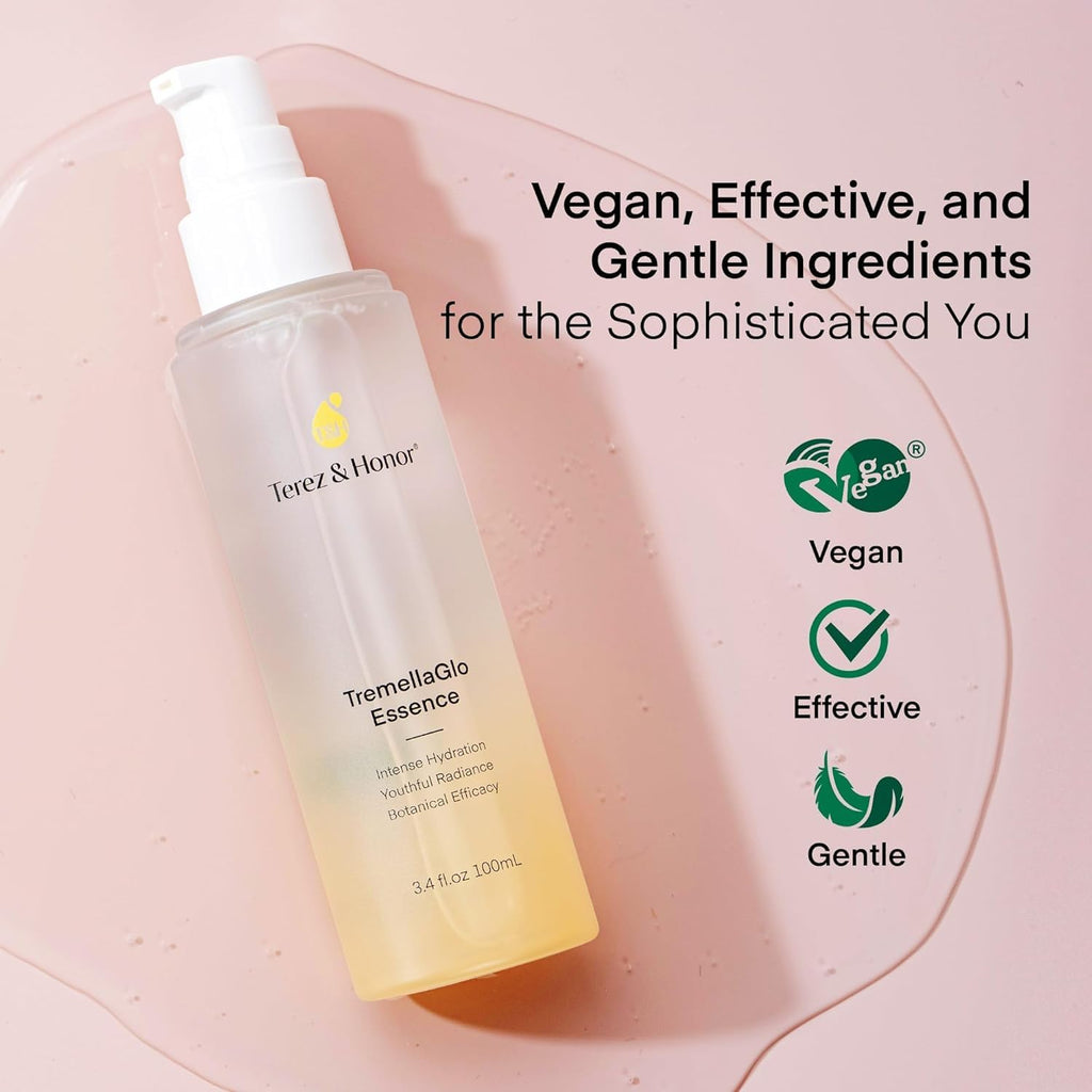 TEREZ & HONOR Collagen Night Wrapping Mask & TremellaGlo Serum Duo – Hydration, Elasticity & Glow