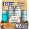 Terra Pure White Tea & Coconut Hotel Toiletries Set – 300-Piece Travel Amenities Kit